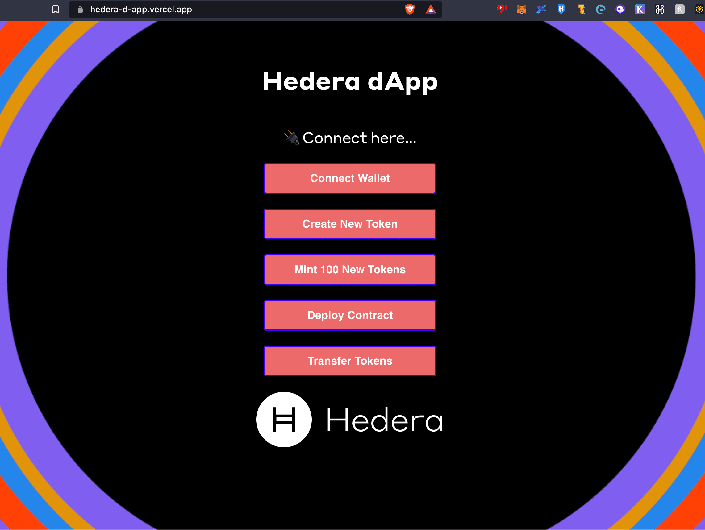 Hedera dApp